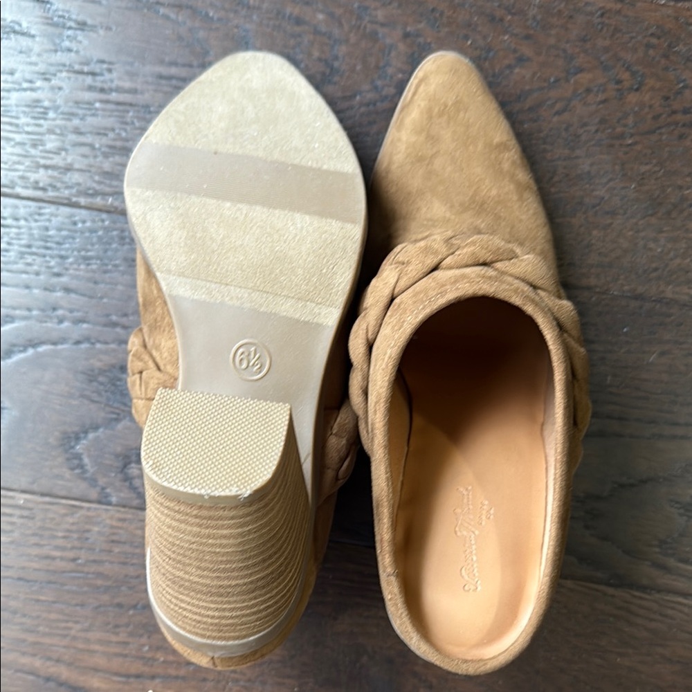 Universal Thread Brown Suede Mules - image 3